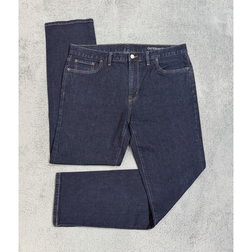 Outerknown Jeans Men's 38x33 SEA Local Straight Fit Dark Wash Denim USA *READ